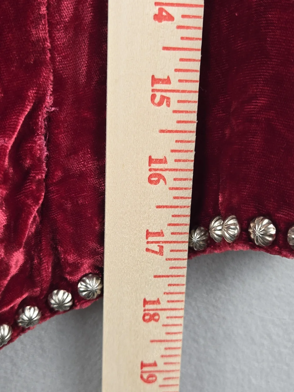 Vintage 90s Double D Ranch Wear Velvet Concho Vest Size M